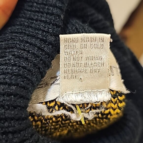 Vintage E Z Spirit Knit Cowl Neck 90s Sweater Small - Picture 7 of 7